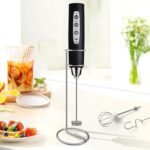 Handheld Coffee Frother with Stand