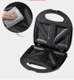 Geepas 3-in-1 Sandwich Maker GSM5425 | 750W Powerful Performance | Includes Grill & Waffle Plates| Non-Stick Coating| Compact Design| Easy Cleaning - Image 8