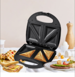 Geepas 3-in-1 Sandwich Maker GSM5425 | 750W Powerful Performance | Includes Grill & Waffle Plates| Non-Stick Coating| Compact Design| Easy Cleaning - Image 5