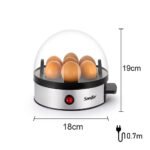 Rapid Egg Cooker for Hard Boiled Eggs, Poached Eggs, Scrambled Eggs - Image 6