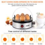 Rapid Egg Cooker for Hard Boiled Eggs, Poached Eggs, Scrambled Eggs - Image 3