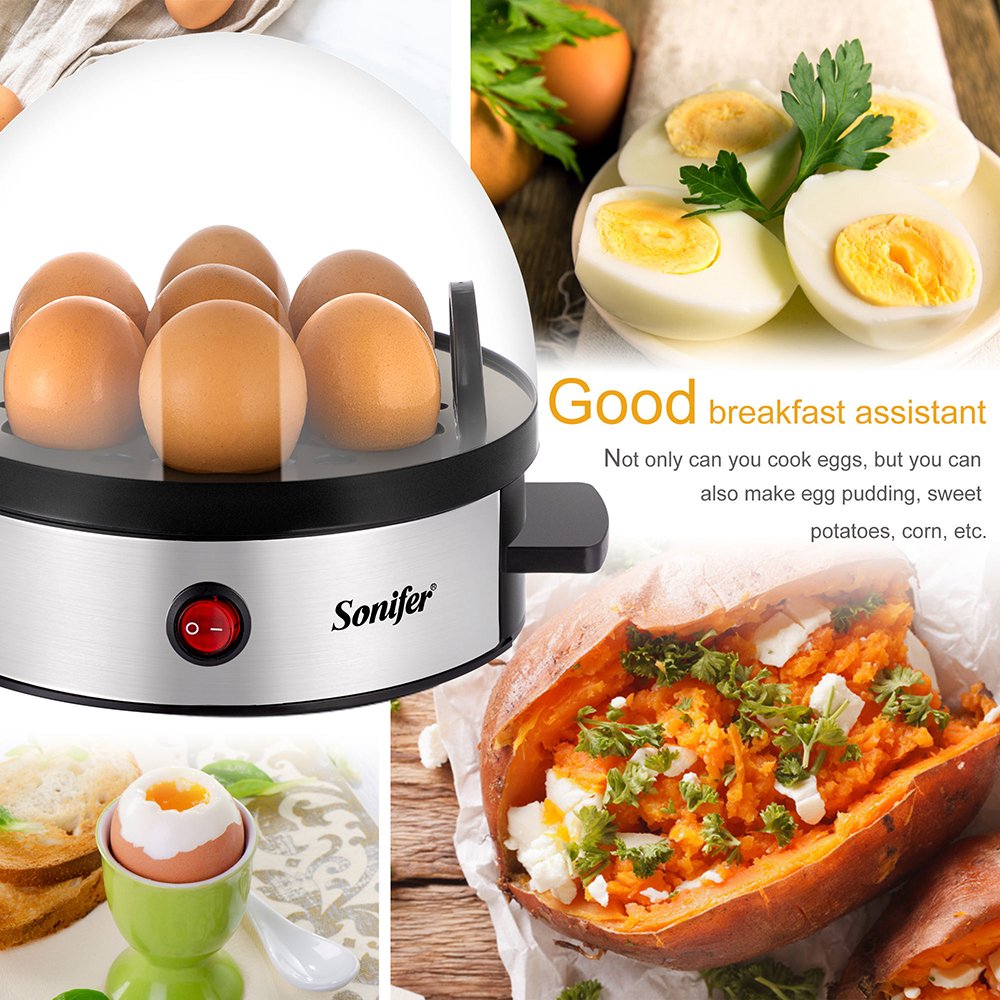 OSM-550-4 Rapid Egg Cooker for Hard Boiled Eggs, Poached Eggs, Scrambled Eggs - Image 1
