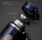 Travel Sports Vacuum Flask with Cup Lid – 800ml - Image 9