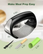 Stainless Steel Garlic Press - Image 5