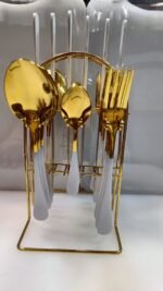 Gold-Plated Stainless Steel Cutlery Set (No Stand) - Image 6
