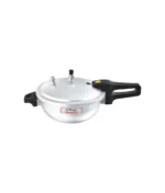 National 2-in-1 Aluminum Pressure Cooker and Karahi Wok with a glass lid. 11 liter - Image 3