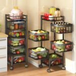 multi-layered, rotating utility cart or serving trolley, - Image 2