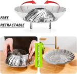 Stainless steel steamer basket - Image 6