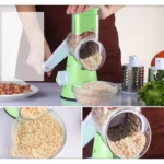 3 in 1 Vegetable Cutter – Multifunctional Rotary Drum Slicer, Cheese Grater & Peeler - Image 6