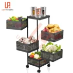 multi-layered, rotating utility cart or serving trolley, - Image 5