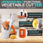 4 in 1 Mandoline Spring Slicer Vegetable and Fruits Cutter - Image 4