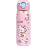 Pink Hello Kitty insulated water bottle