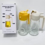 2-in-1 glass oil sprayer and dispenser bottle.