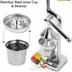 Manual juicer (Satinless Steel Juicer Cup & Strainer)