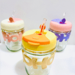 SS Tumbler with a lid and straw.