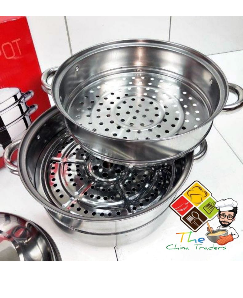 New Project (36) LIWEI 3-tier stainless steel food steam,32cm - Image 1