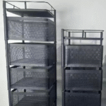 multi-layered, rotating utility cart or serving trolley,