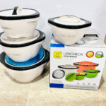 Fengtianli 4-piece stainless steel lunchbox set.