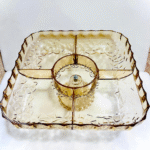 Divided serving platter