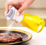 Stainless Steel and glass oil spray bottle - Image 4