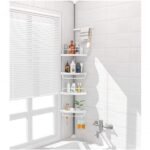 4-Tier Corner Shower Caddy Tension Pole - Image 7