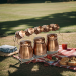 Jar set with a rack for sugar, tea, and coffee - Image 2