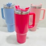 Side Handle Stainless Steel Tumbler