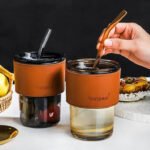 Gorgeous Brand Glass  Elegant premium glass design Crystal-clear transparent finish Durable thick glass build Comfortable easy hold shape Perfect for daily beverages - Image 2