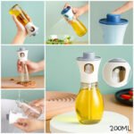 Stainless Steel and glass oil spray bottle - Image 3