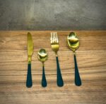 Gold-Plated Stainless Steel Cutlery Set (No Stand) - Image 3