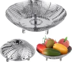 Stainless steel steamer basket - Image 7
