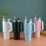 Side Handle Stainless Steel Tumbler - Image 10