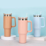 Side Handle Stainless Steel Tumbler - Image 6