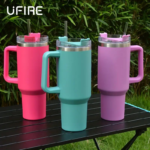 Side Handle Stainless Steel Tumbler - Image 8