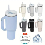 Side Handle Stainless Steel Tumbler - Image 13