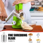 3 in 1 Vegetable Cutter – Multifunctional Rotary Drum Slicer, Cheese Grater & Peeler - Image 4