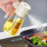 2-in-1 glass oil sprayer and dispenser bottle - Image 5