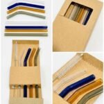 reusable glass drinking straws