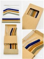 reusable glass drinking straws