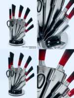 BASS 8-Piece Stainless Steel Kitchen Knife Set - Image 2