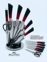 BASS 8-Piece Stainless Steel Kitchen Knife Set - Image 3