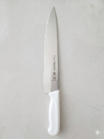 original Tramontina professional kitchen knife with a white handle.