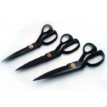 professional black heavy-duty tailor scissors